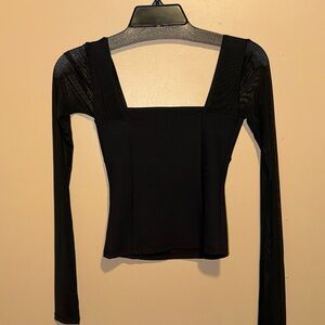Abercrombie & Fitch Black Long Sleeve Top